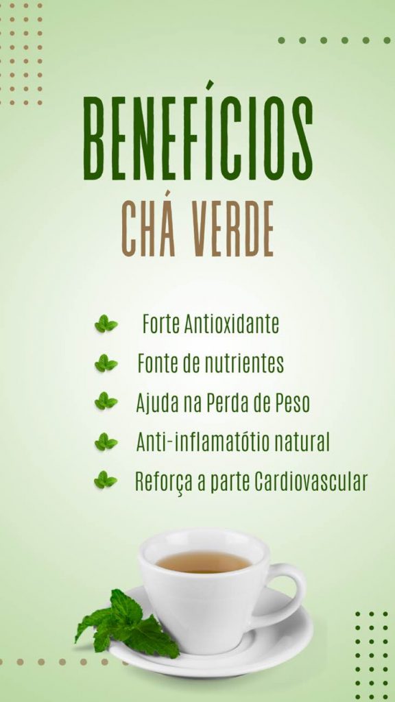 Chá Verde e seus Beneficios principais.