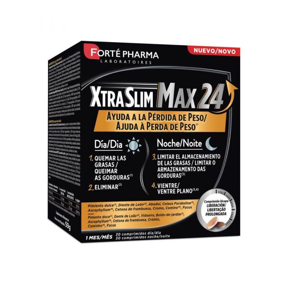 Xtraslim Max 24h da marca Forte Pharma