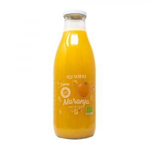 sumo de laranja bio da marca ecosana