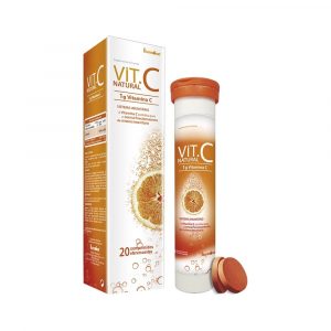Vitamina C efervescente da marca fharmonat