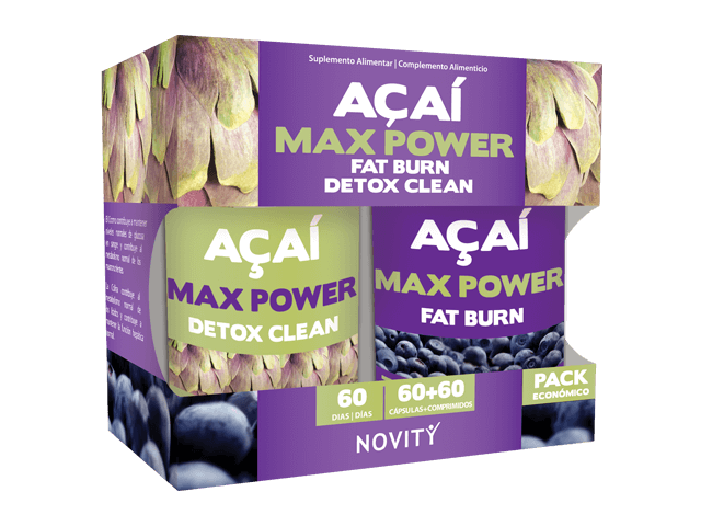 Açaí detox da marca Novity