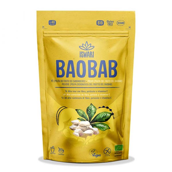 Baobab em Pó Bio 125g - Iswari