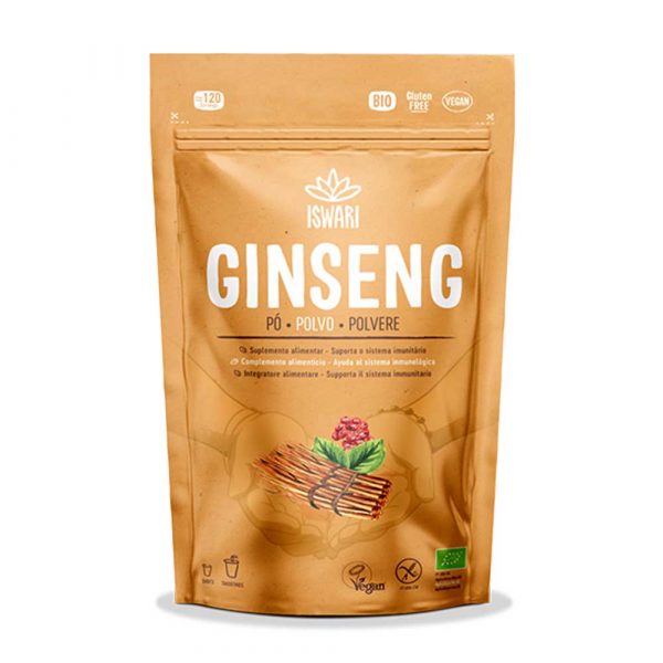 Ginseng Siberiano en Polvo Bio 150g - Iswari