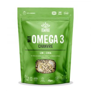 Mix Omega 3 Cânhamo, Linhaça e Chia 200g – Iswari