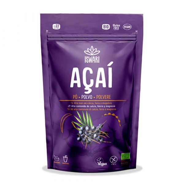 Açaí Liofilizado em Pó 70g - Iswari