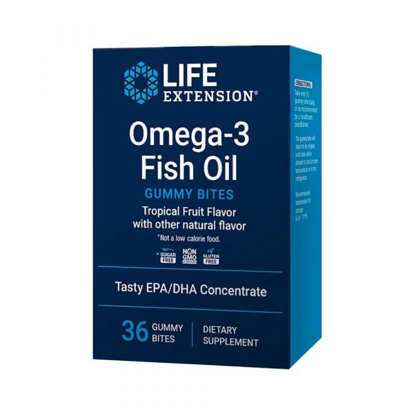 omega 3 em gomas da marca Life Extension