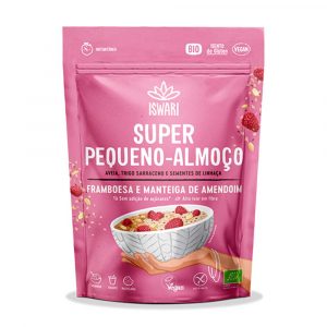 Superpequeño Almuerzo Bio Frambuesa y Cacahuete 360g - Iswari