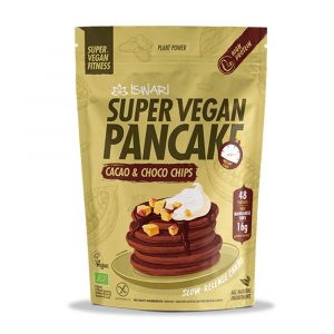 Super Vegan Panqueca Cacau e pepitas chocolate 750g – Iswari