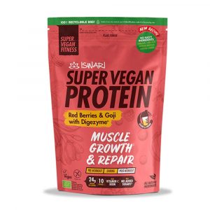 Super Vegan Protein Bio Frutos Rojos y Goji 400g - Iswari