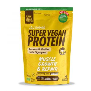 Super Vegan Protein Bio Plátano y Vainilla 875g - Iswari