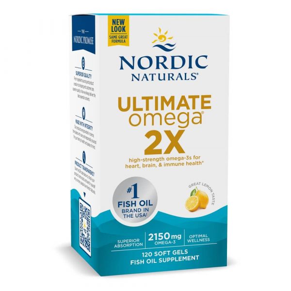 Ultimate omega 3 2x de 120 softgels