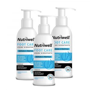 Nutriwell creme hidratante para os pés, agora em pack.