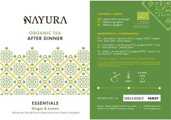 nayura etiqueta para después de cenar