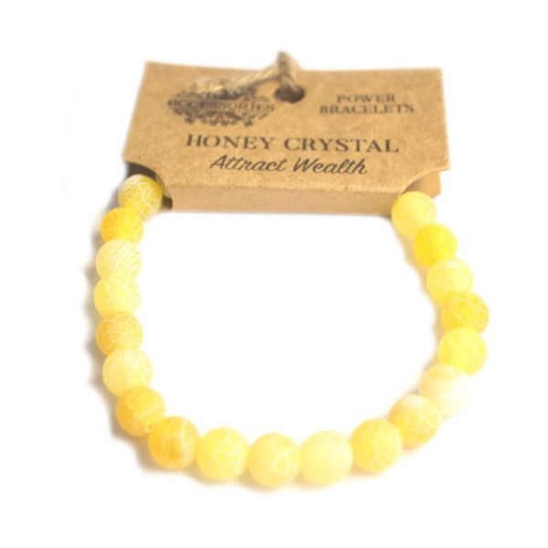 Pulseira de Energia- Cristal de Mel