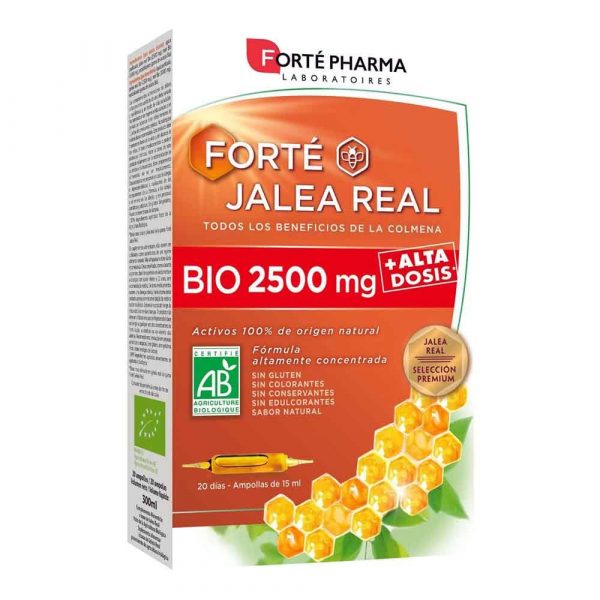 Forté Geleia Real BIO 2500 mg 20 ampolas - Forte Pharma