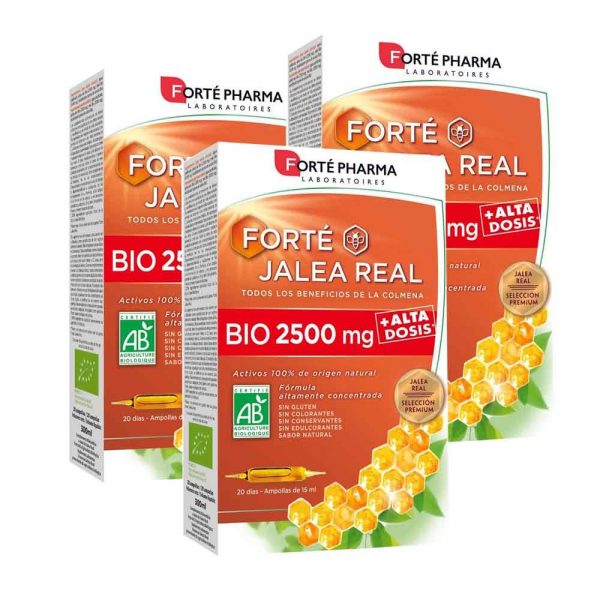 Forté Geleia Real BIO 2500 mg Pack - Forte Pharma
