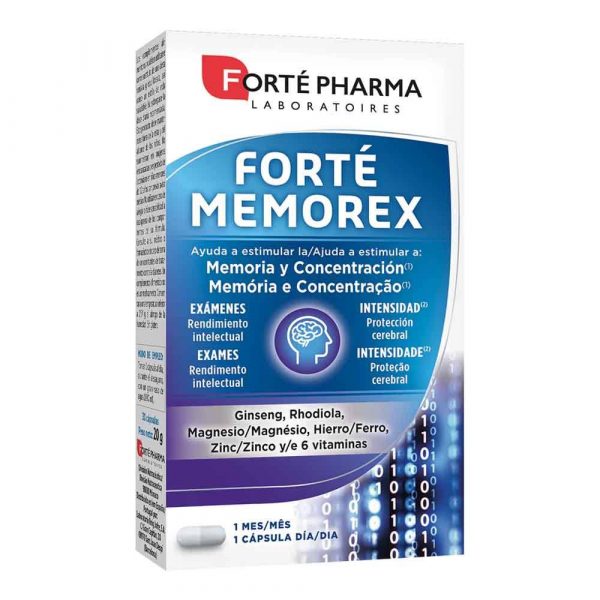 Forté Memorex 30 cápsulas - Forte Pharma