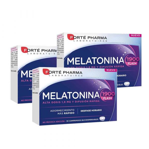 Forté Noche Melatonina 1900 Envase bucodispersable - Forte Pharma