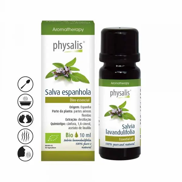 Aceite Esencial de Salvia Española Bio 10ml - Physalis