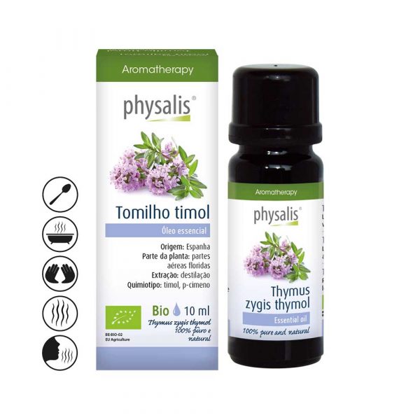 Óleo Essencial de Tomilho Timol Bio 10ml - Physalis