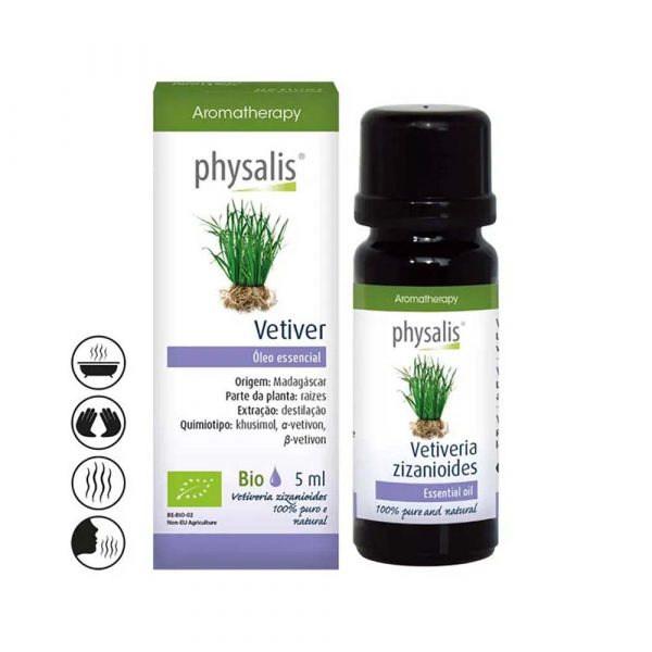 Óleo Essencial Vetiver Bio 10ml - Physalis