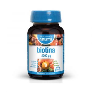 Biotina 5000 µg 90 Comprimidos - Naturmil