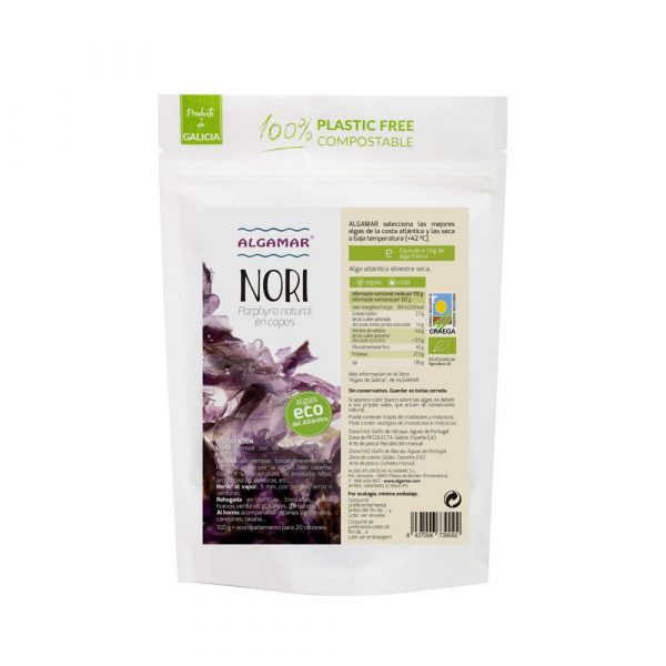 Alga Nori 50g da marca Algamar