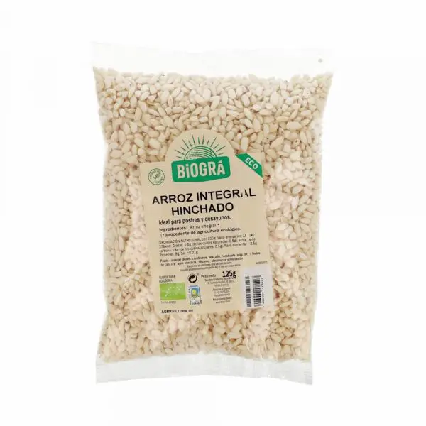 Arroz integral inflado de Biográ