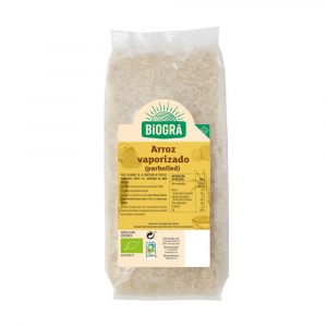 Arroz vaporizado da marca biográ