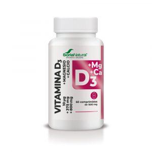 Vitamina D3 com Magnésio e Cálcio da marca Soria Natural