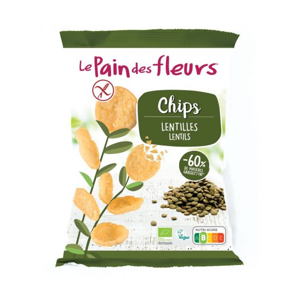 Chips de Lentilhas da marca Le Pain des Fluers