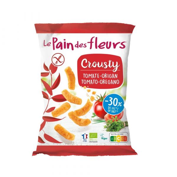 chips de tomate e oregãos da marca Le Pain des Fleurs
