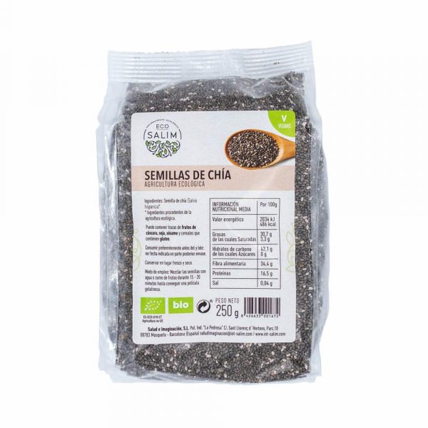 Sementes de chia da marca Eco Salim