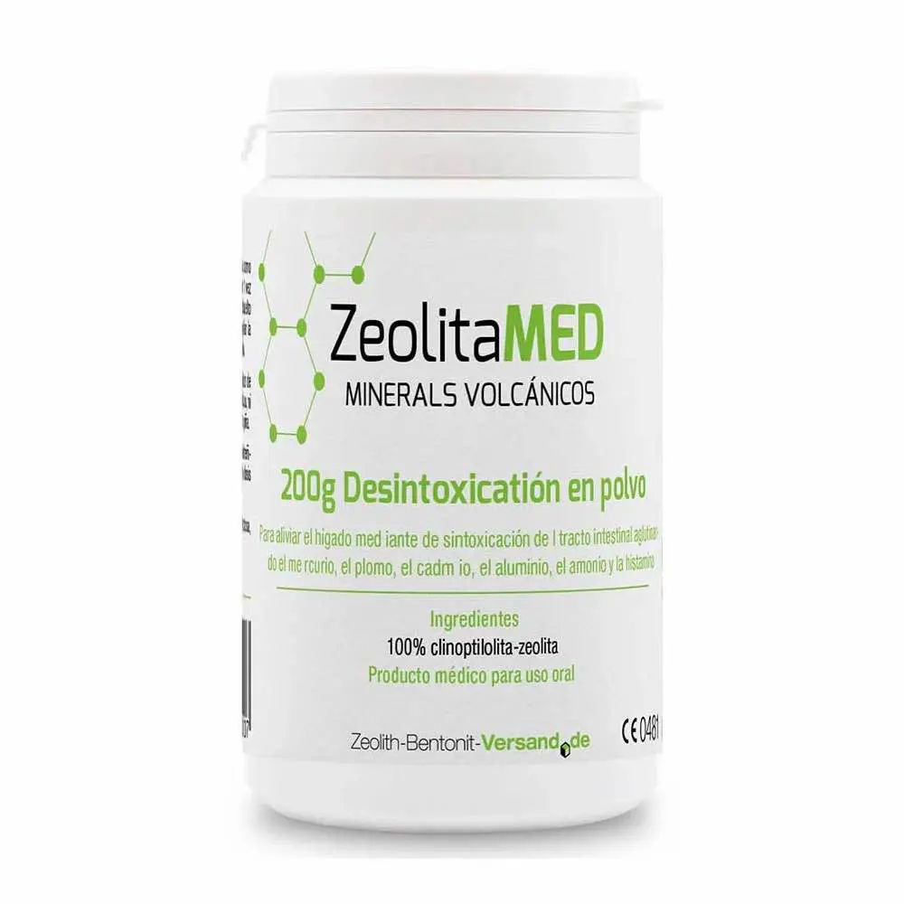 Zeolita en polvo