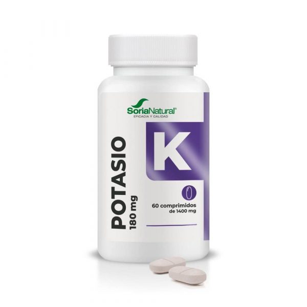 Potássio em comprimidos da marca Soria Natural