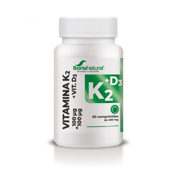 Vitamina K2 com Vitamina D3 da marca Soria Natural