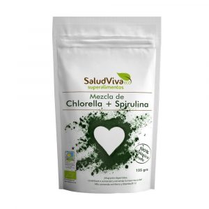 Clorela e Spirulina Bio em pó 125g - Salud Viva