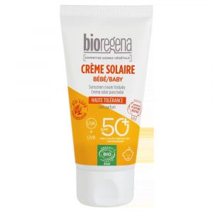 Creme Protetor solar Bebe SPF50+ Bio 40ml - Bioregena