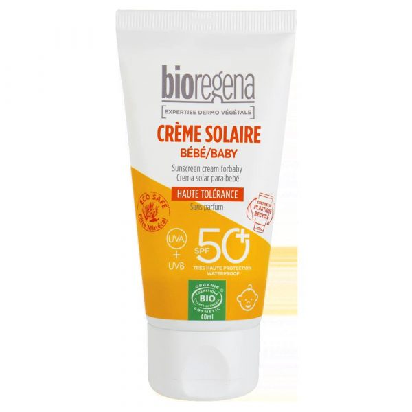 Creme Protetor solar Bebe SPF50+ Bio 40ml - Bioregena