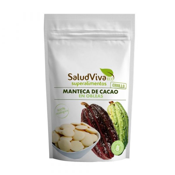 Manteiga de Cacau Bio bolachas 250g - Salud Viva