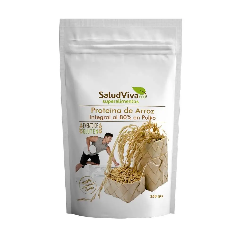 Proteína de Arroz 80% Ecológica 250g - Salud Viva