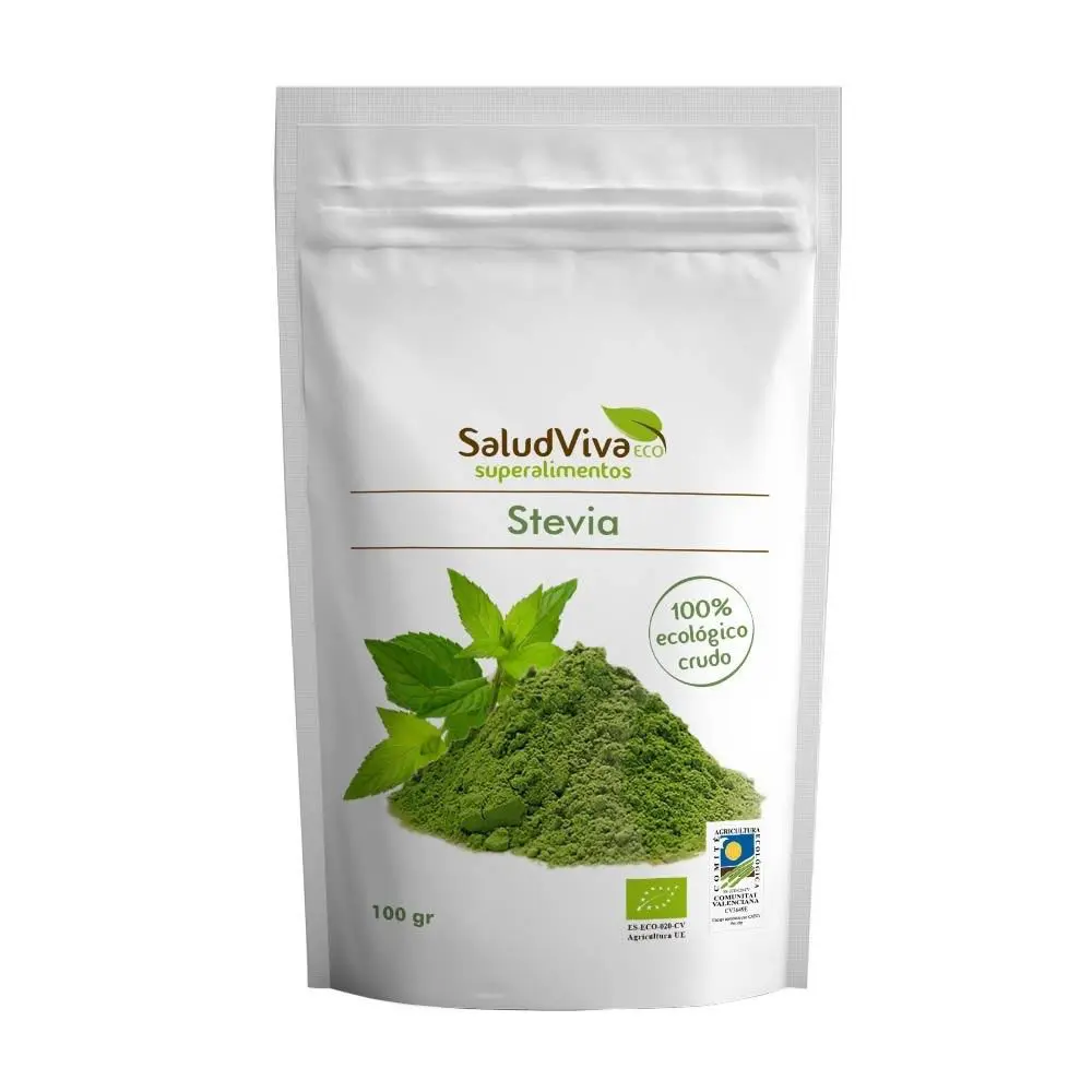 Stevia pó de folha seca Bio 100g - Salud Viva