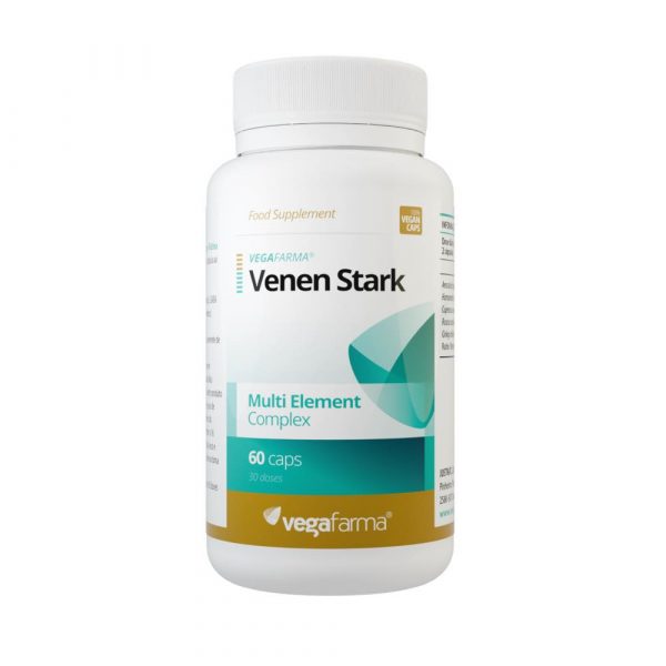 Venen stark de 60 cápsulas da marca Vegafarma