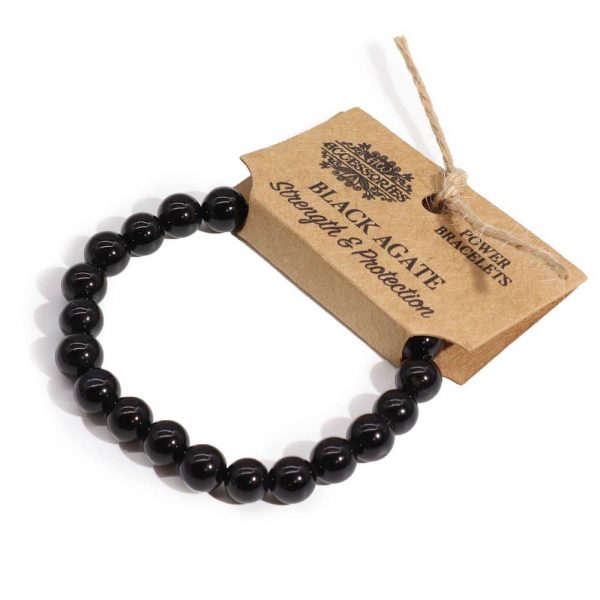 Pulseira de Energia Agata Preta
