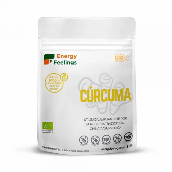 Cúrcume em pó 1kg da marca Energy Feelings