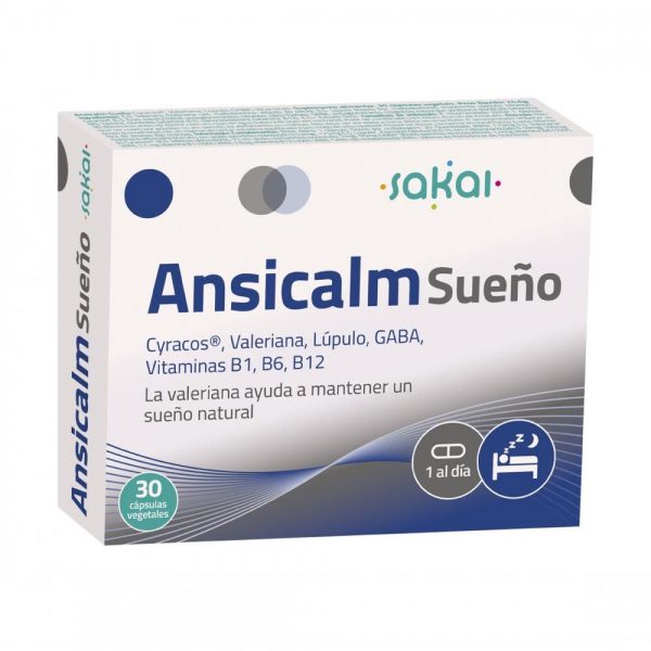 Ansicalm Sono 30 Cápsulas Vegetais - Sakai