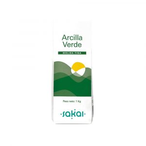 Argila Fina Verde 1kg - Sakai