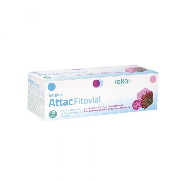 Gargola Fitovial Attac 12 Frascos - Sakai