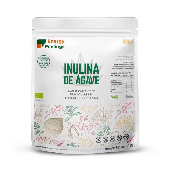 Inulina de Agave Bio pó 1Kg - Energy Feelings