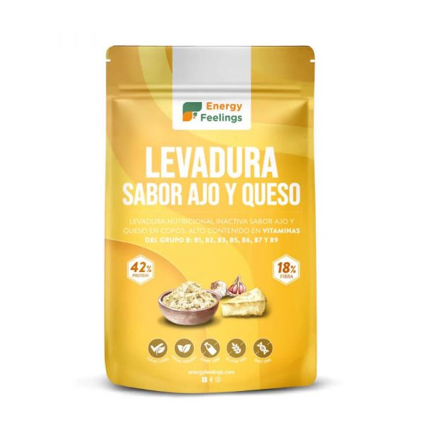 Levedura Nutricional Alho Parmesano 250g - Energy Feelings